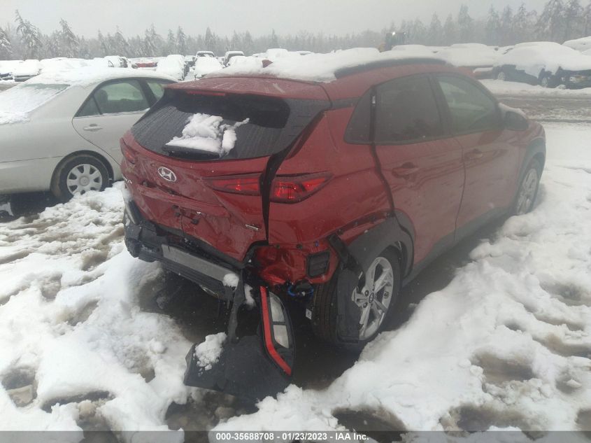 2022 HYUNDAI KONA SEL VIN: KM8K3CAB7NU829810