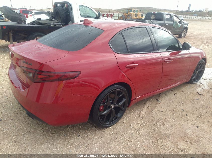 2020 ALFA ROMEO GIULIA VIN: ZARFAMAN7L7636604