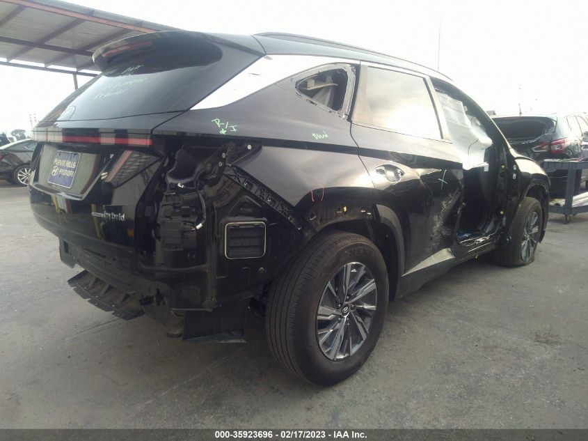 2022 HYUNDAI TUCSON HYBRID BLUE VIN: KM8JBCA10NU030084