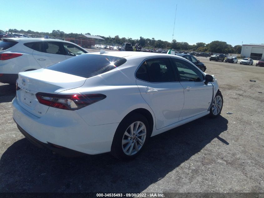 2022 TOYOTA CAMRY LE VIN: 4T1C11AK3NU635273