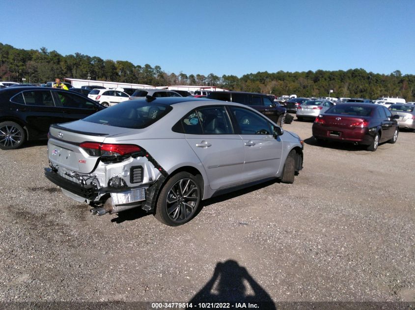 2022 TOYOTA COROLLA XSE VIN: 5YFT4MCE2NP112926
