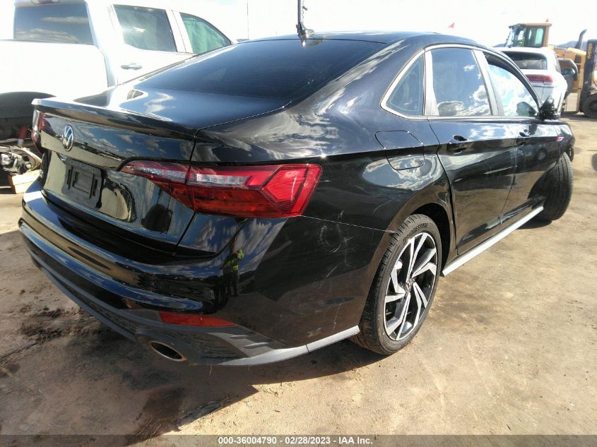 2022 VOLKSWAGEN JETTA GLI AUTOBAHN VIN: 3VW2T7BU1NM023801