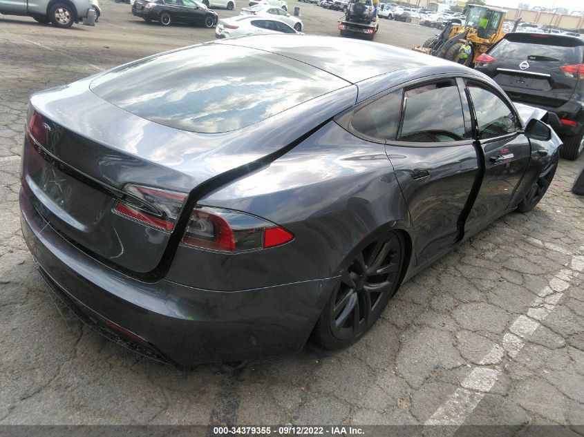2022 TESLA MODEL S VIN: 5YJSA1E59NF465126