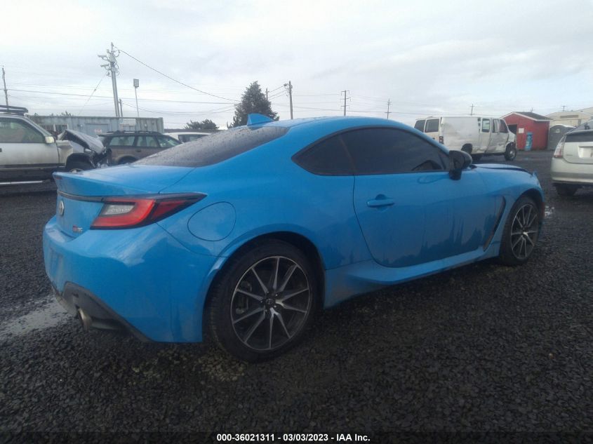 2022 TOYOTA GR86 VIN: JF1ZNBB18N9756260