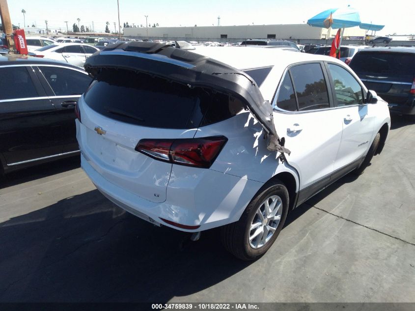 2022 CHEVROLET EQUINOX LT VIN: 3GNAXKEV2NL282496