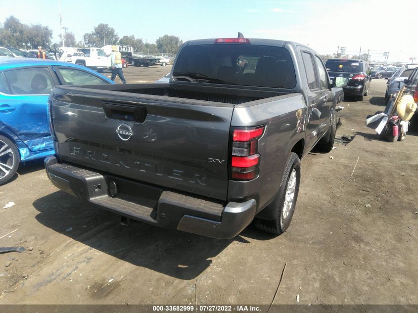 2022 NISSAN FRONTIER SV VIN: 1N6ED1EJ9NN682465
