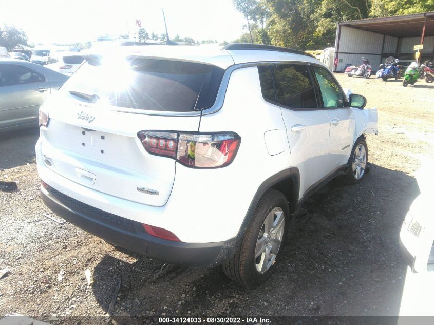 2022 JEEP COMPASS LATITUDE VIN: 3C4NJDBB8NT181111