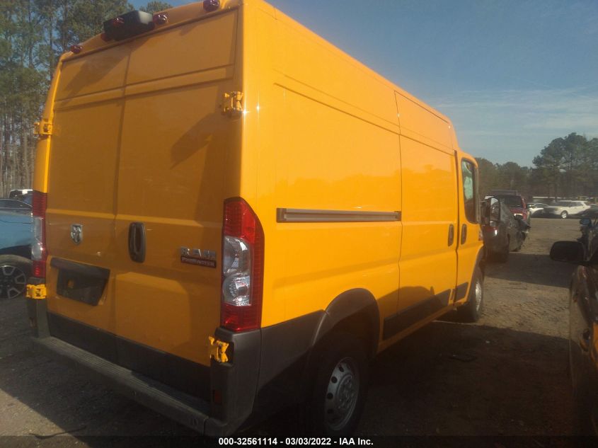 2021 RAM PROMASTER CARGO VAN VIN: 3C6LRVBGXME560722