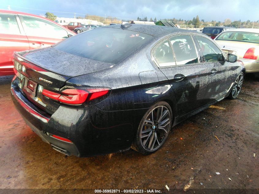 2022 BMW 5 SERIES M550I XDRIVE VIN: WBA13BK07NCH59335