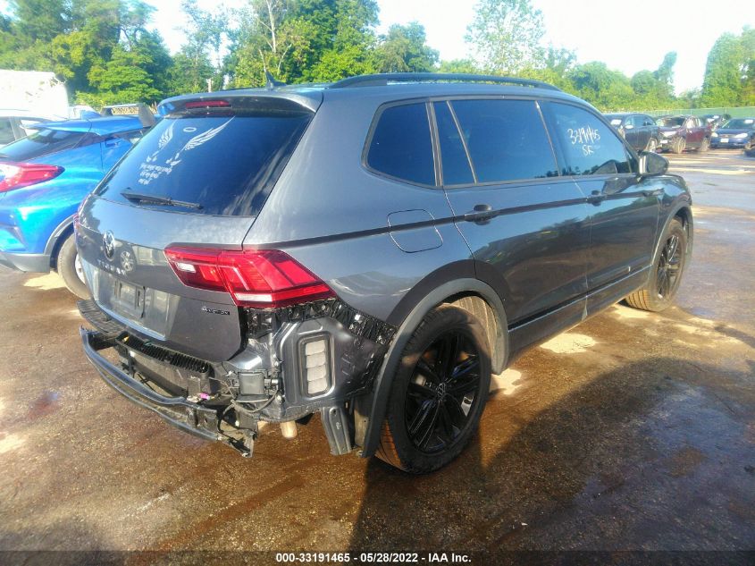 2022 VOLKSWAGEN TIGUAN SE R-LINE BLACK VIN: 3VV8B7AX2NM001447