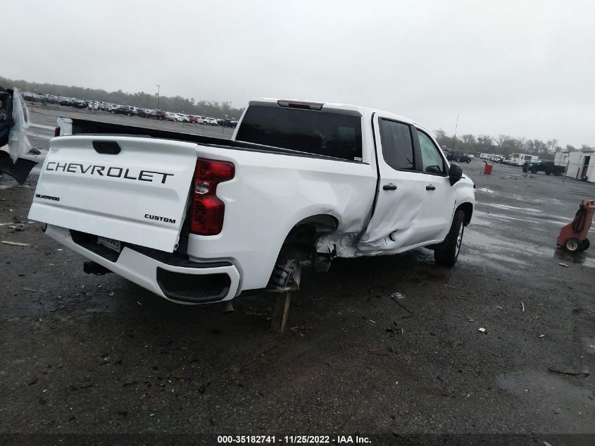 2022 CHEVROLET SILVERADO 1500 CUSTOM VIN: 3GCPABEK4NG613565