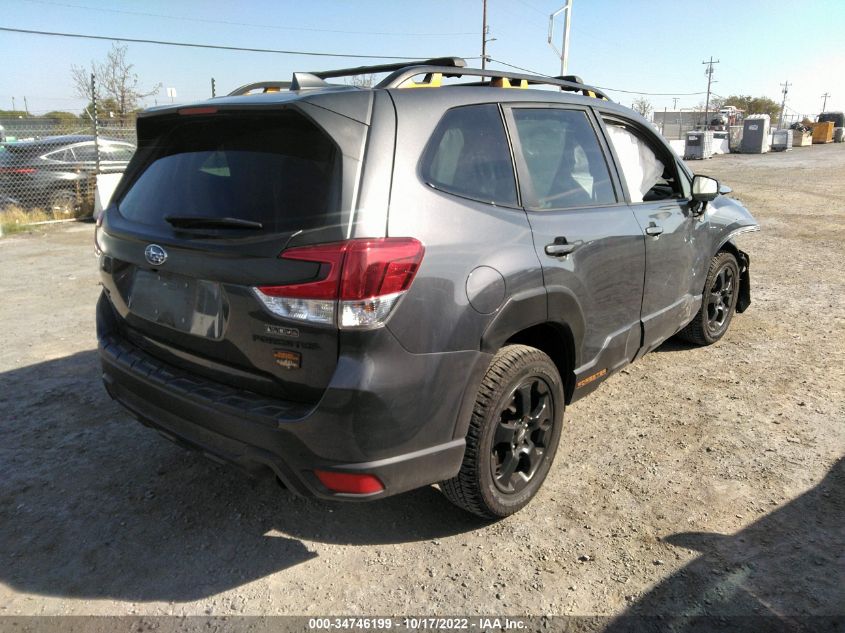 2022 SUBARU FORESTER WILDERNESS VIN: JF2SKAMCXNH412773