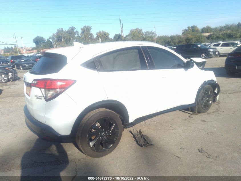 2022 HONDA HR-V SPORT VIN: 3CZRU6H17NM710720