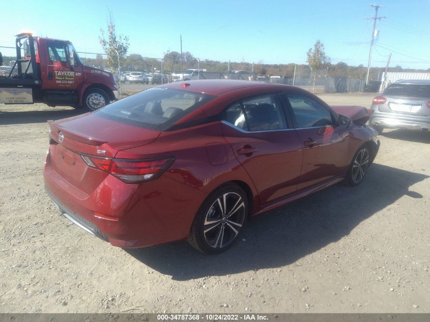 2022 NISSAN SENTRA SR VIN: 3N1AB8DVXNY277404