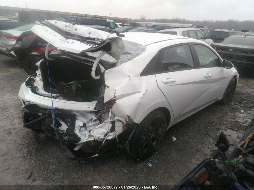 2022 HYUNDAI ELANTRA SEL VIN: 5NPLM4AG3NH082689