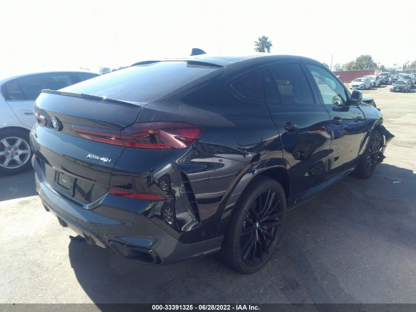 2022 BMW X6 XDRIVE40I VIN: 5UXCY6C06N9M41427