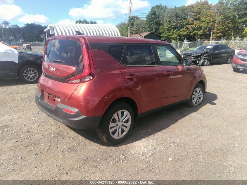 2022 KIA SOUL LX VIN: KNDJ23AU8N7807804
