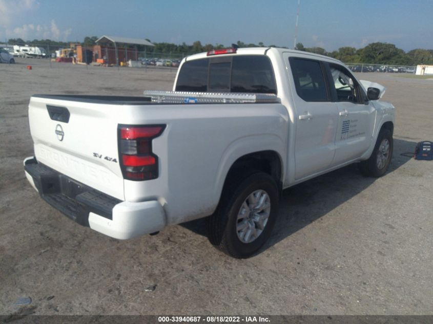 2022 NISSAN FRONTIER SV VIN: 1N6ED1EK6NN606727