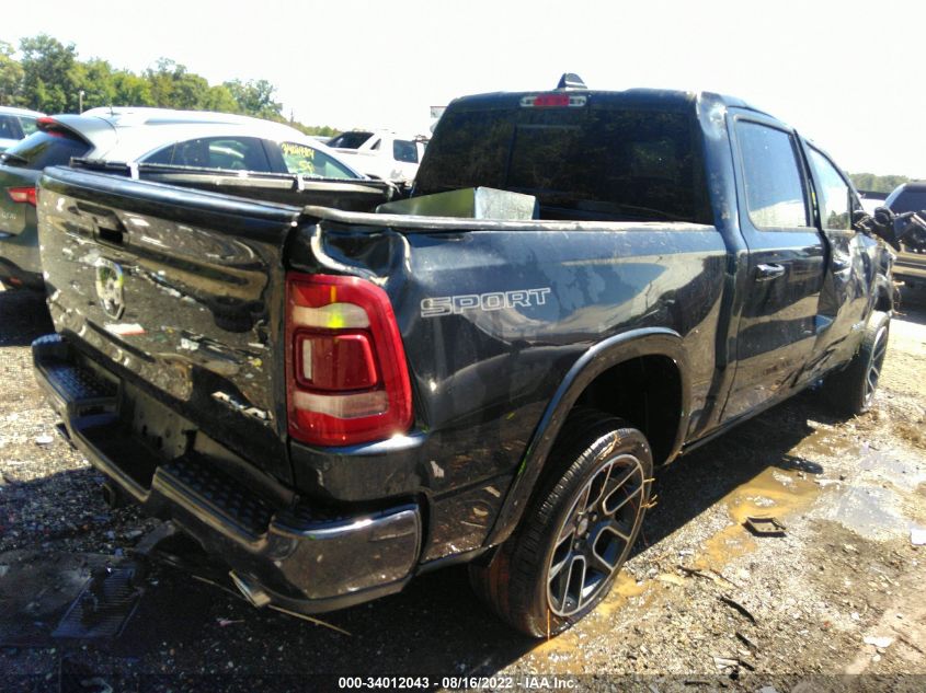 2021 RAM 1500 LARAMIE VIN: 1C6SRFJT7MN810025