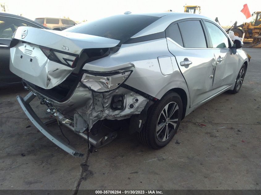 2022 NISSAN SENTRA SV VIN: 3N1AB8CV3NY268545