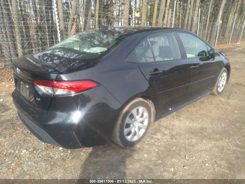 2021 TOYOTA COROLLA LE VIN: 5YFEPMAE1MP163416