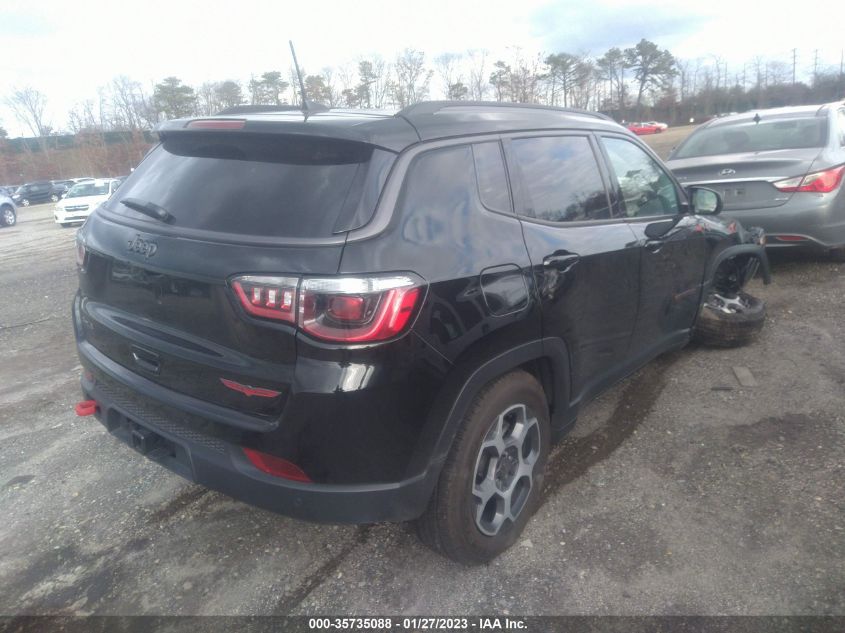 2022 JEEP COMPASS TRAILHAWK VIN: 3C4NJDDBXNT147376