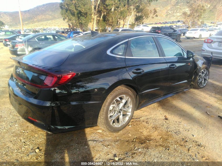 2022 HYUNDAI SONATA SEL VIN: KMHL64JA4NA214223