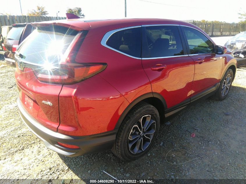 2022 HONDA CR-V EX-L VIN: 2HKRW2H81NH605604