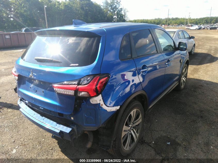 2021 MITSUBISHI OUTLANDER SPORT ES/SE/LE/BE VIN: JA4ARUAU0MU007400