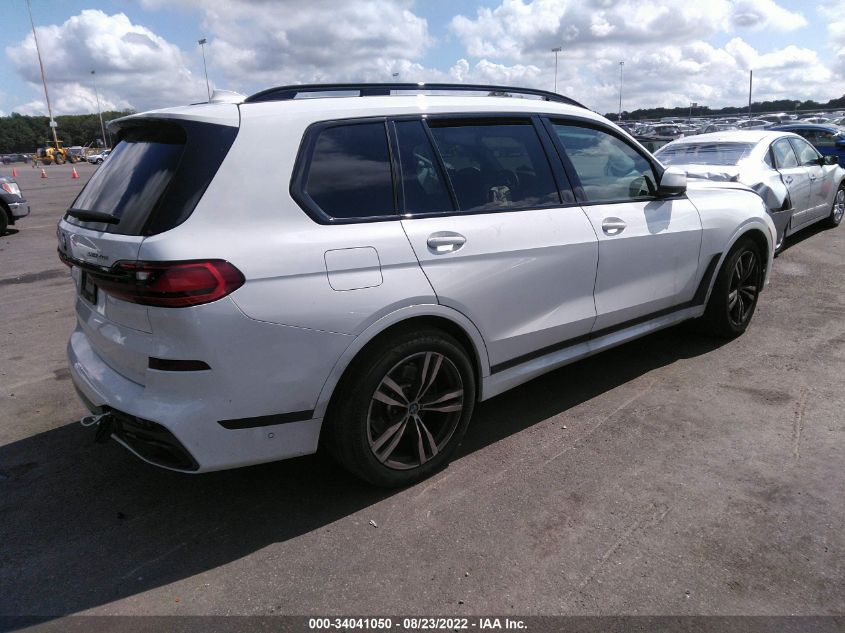 2022 BMW X7 XDRIVE40I VIN: 5UXCW2C01N9J99015