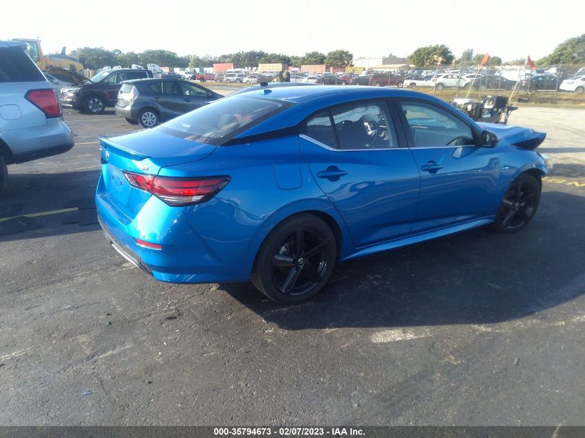 2022 NISSAN SENTRA SR VIN: 3N1AB8DV9NY203441