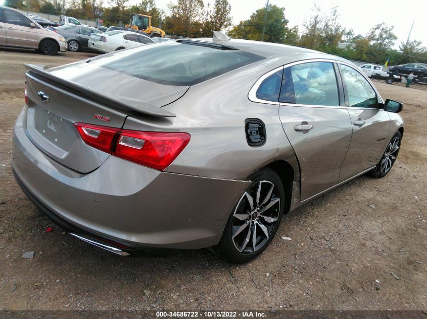 2022 CHEVROLET MALIBU RS VIN: 1G1ZG5ST2NF150650