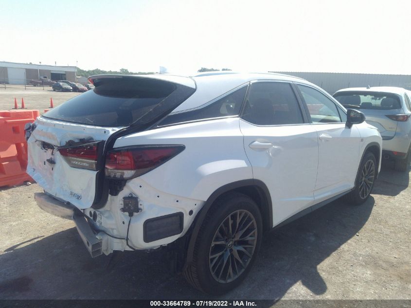 2022 LEXUS RX RX 350 F SPORT HANDLING VIN: 2T2YZMDA2NC310582