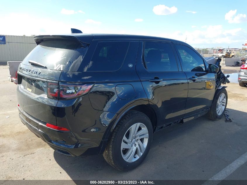 2022 LAND ROVER DISCOVERY SPORT S R-DYNAMIC VIN: SALCT2FX2NH910898