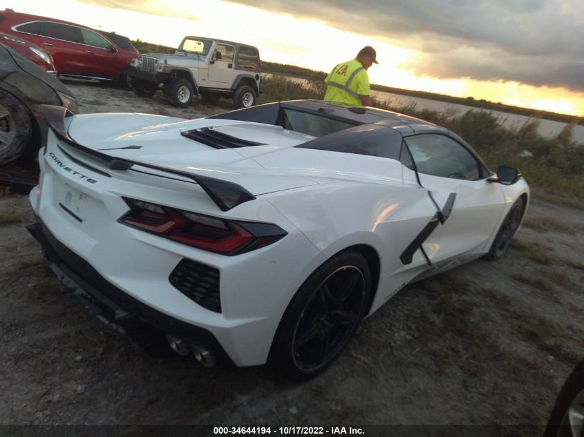 2021 CHEVROLET CORVETTE 3LT VIN: 1G1YC3D47M5122784