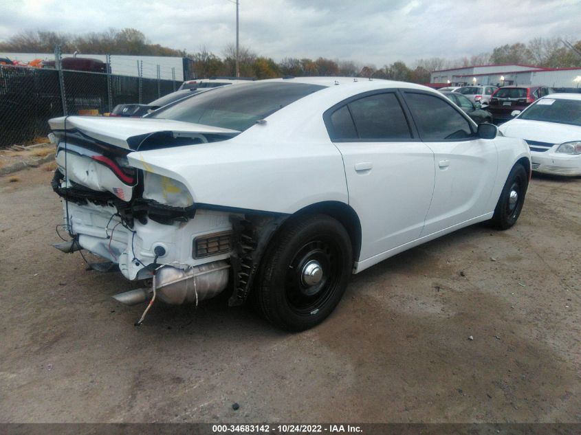 2021 DODGE CHARGER POLICE VIN: 2C3CDXKG6MH570594