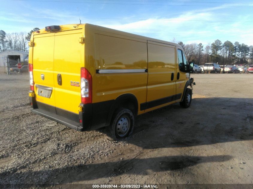 2022 RAM PROMASTER CARGO VAN VIN: 3C6LRVAG9NE109526