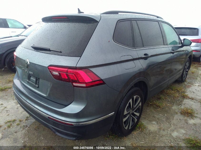 2022 VOLKSWAGEN TIGUAN S VIN: 3VV1B7AX9NM072243