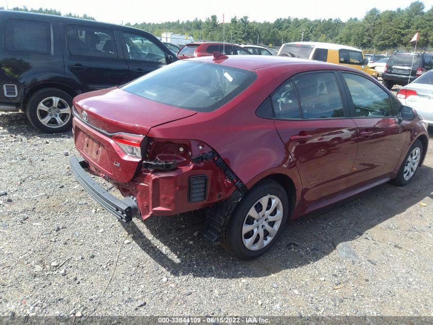 2022 TOYOTA COROLLA LE VIN: 5YFEPMAE3NP292307