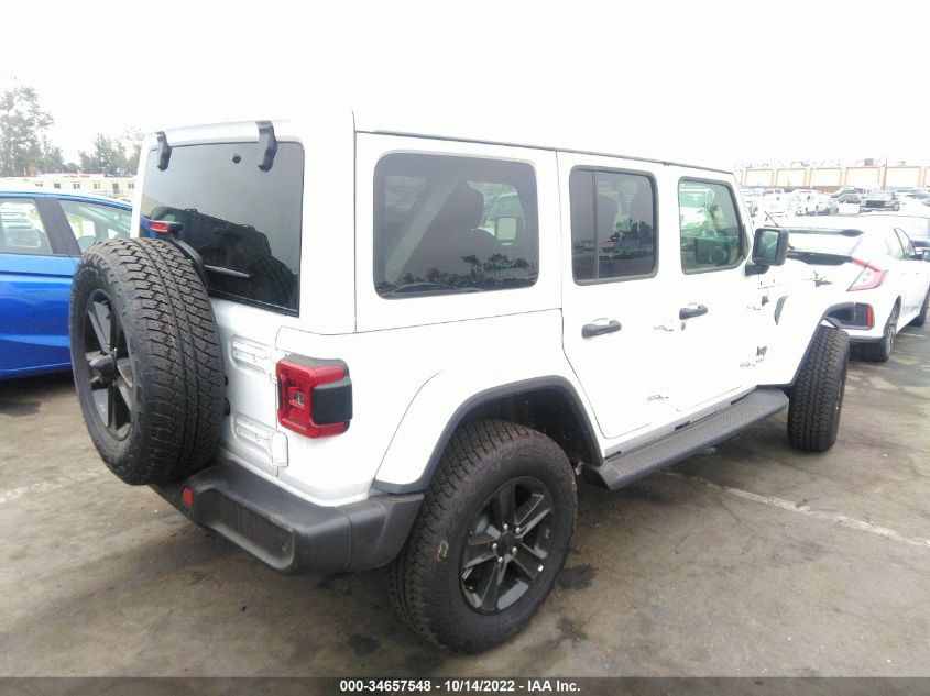 2021 JEEP WRANGLER UNLIMITED SAHARA ALTITUDE VIN: 1C4HJXEN4MW858894