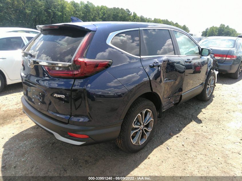 2022 HONDA CR-V EX-L VIN: 5J6RW2H8XNA008422