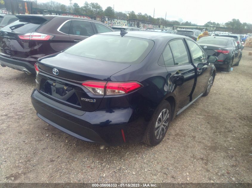 2022 TOYOTA COROLLA HYBRID LE VIN: JTDEAMDE9NJ044578