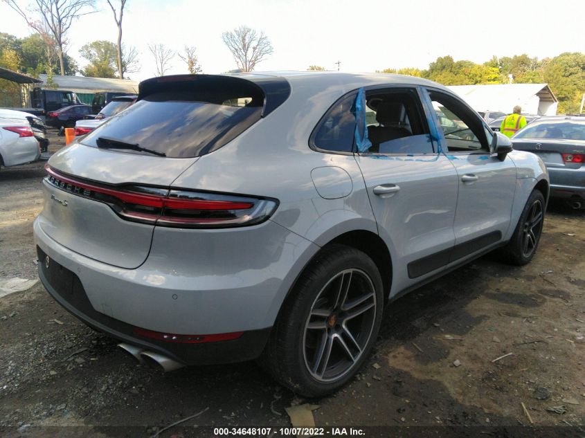 2021 PORSCHE MACAN S VIN: WP1AB2A5XMLB35882