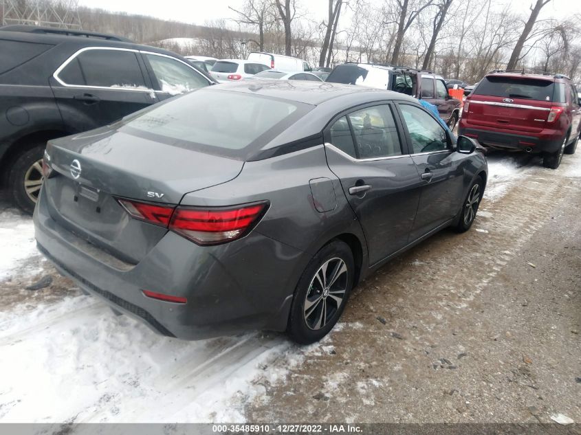 2022 NISSAN SENTRA SV VIN: 3N1AB8CV4NY248658