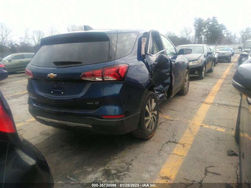 2022 CHEVROLET EQUINOX LT VIN: 3GNAXUEV2NL226649