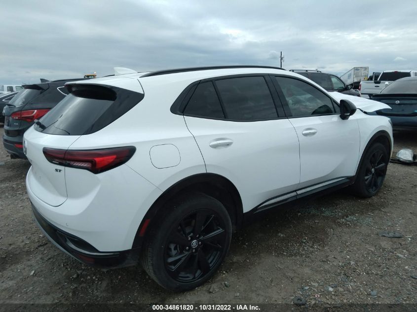 2022 BUICK ENVISION PREFERRED VIN: LRBAZLR4XND021258