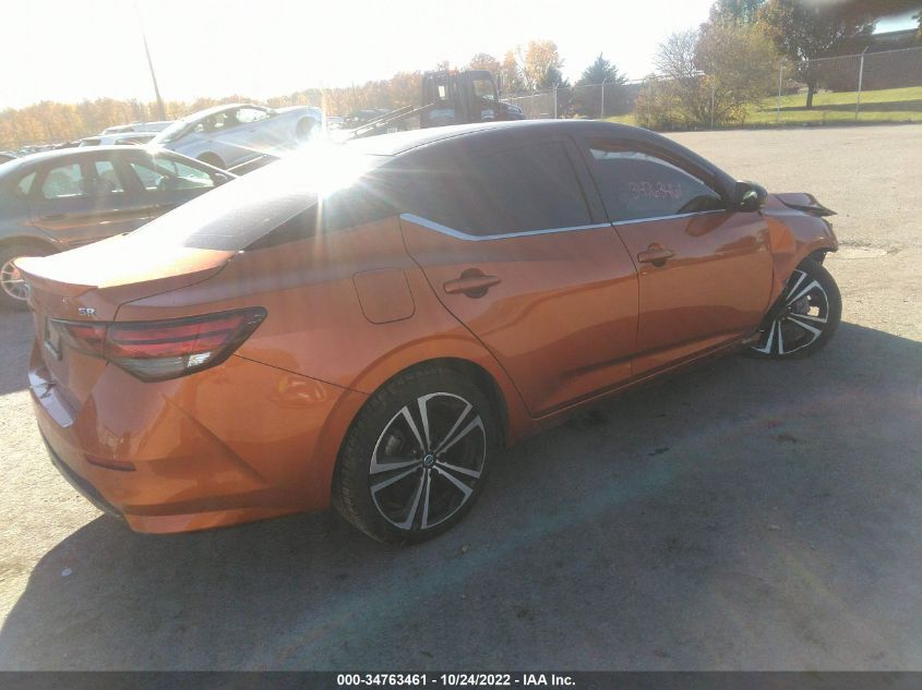 2021 NISSAN SENTRA SR VIN: 3N1AB8DV3MY211548