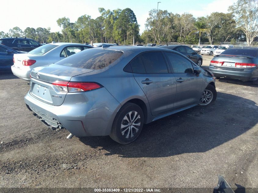 2022 TOYOTA COROLLA HYBRID LE VIN: JTDEAMDE7NJ042666