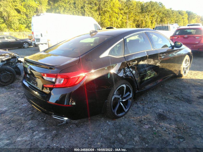 2022 HONDA ACCORD SEDAN SPORT VIN: 1HGCV2F38NA007244