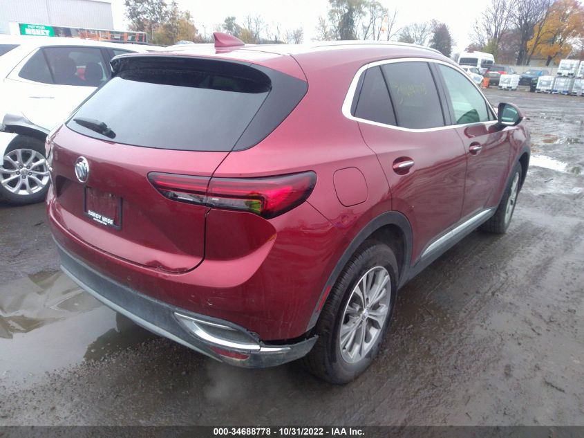 2022 BUICK ENVISION PREFERRED VIN: LRBAZLR47ND030452